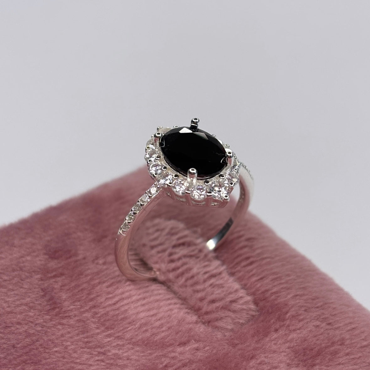 Prsten GREEN & BLACK- SREBRO 925