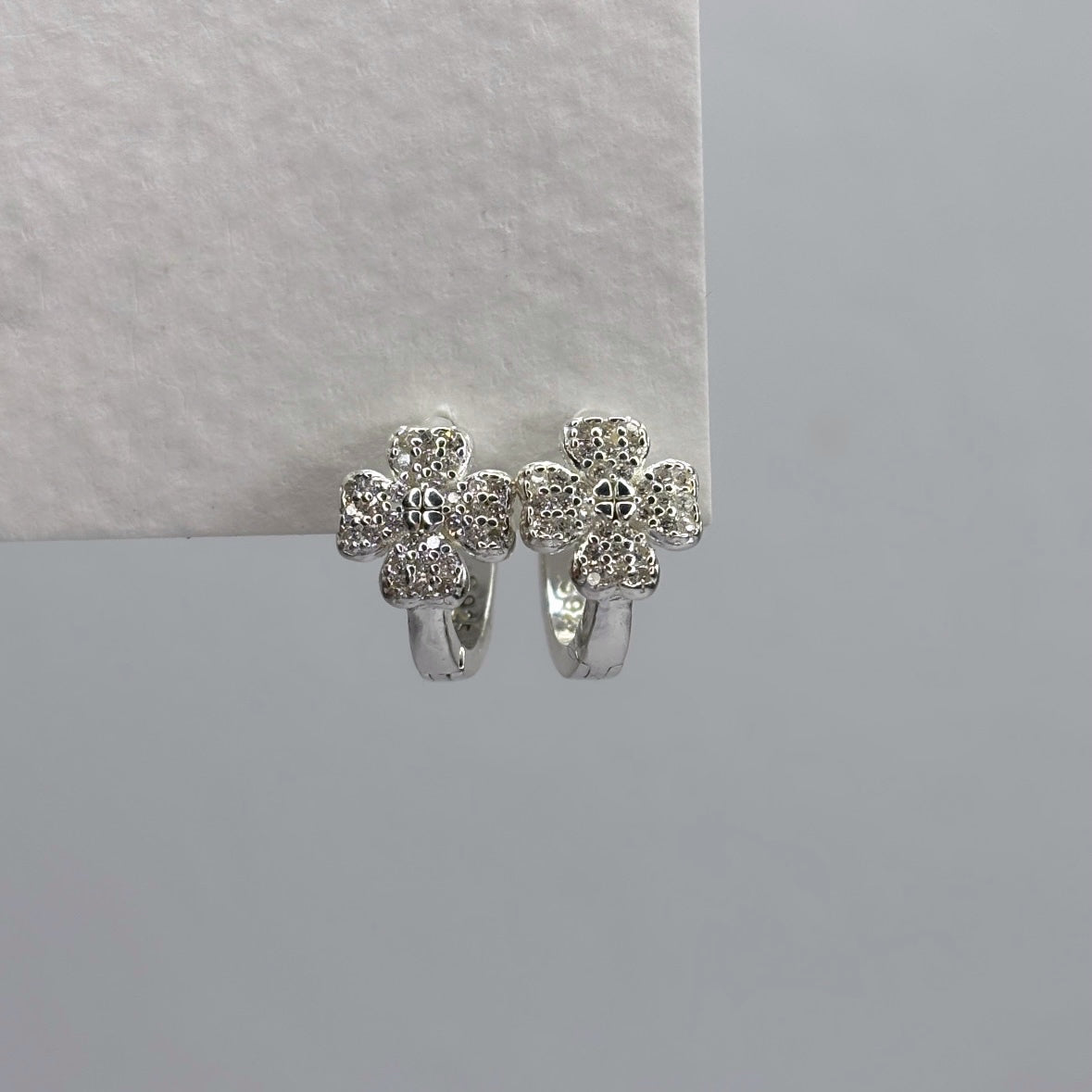 Minđuše alke detelina - SREBRO 925