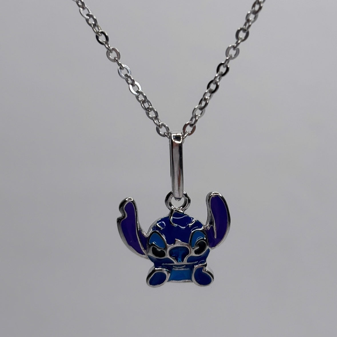 Ogrlica STITCH - RODINIRANO SREBRO 925