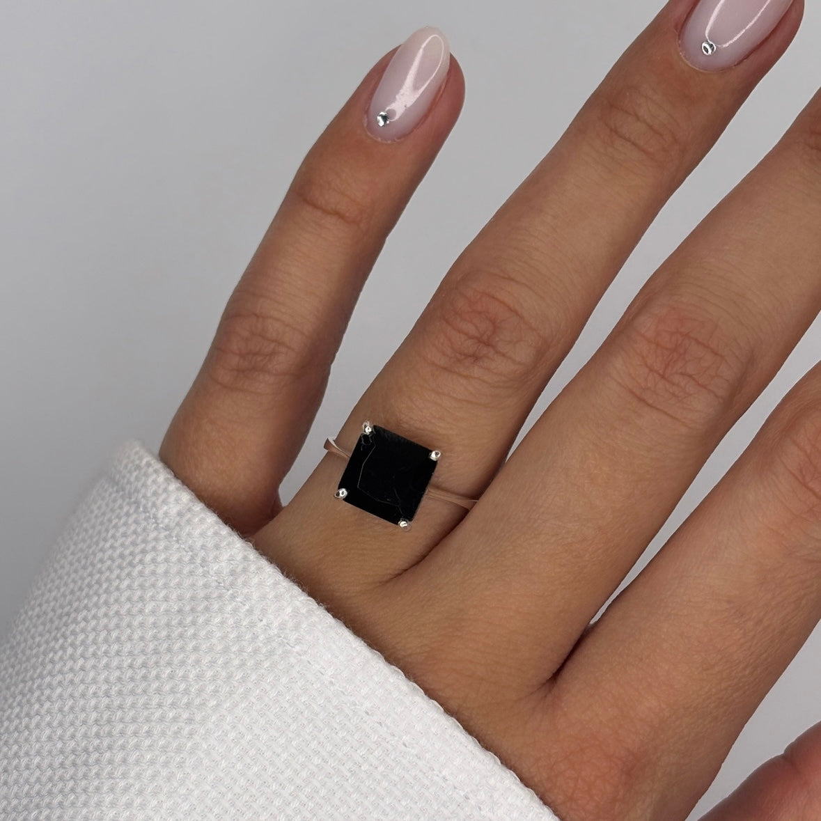 Prsten BLACK - SREBRO 925
