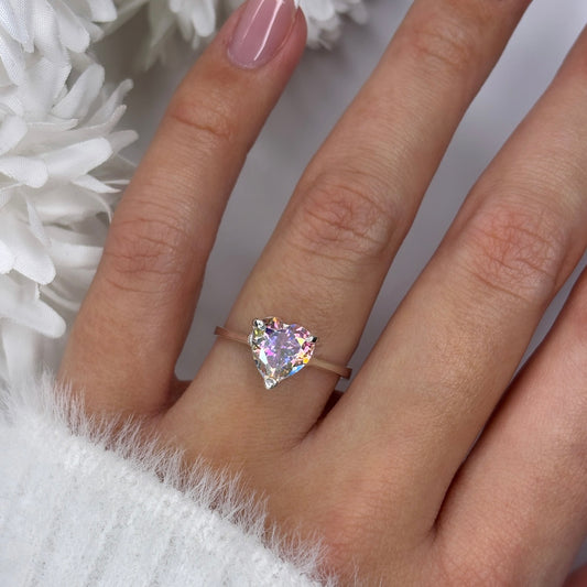 Prsten SRCE - SREBRO 925